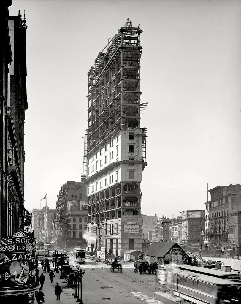 Early history of times square